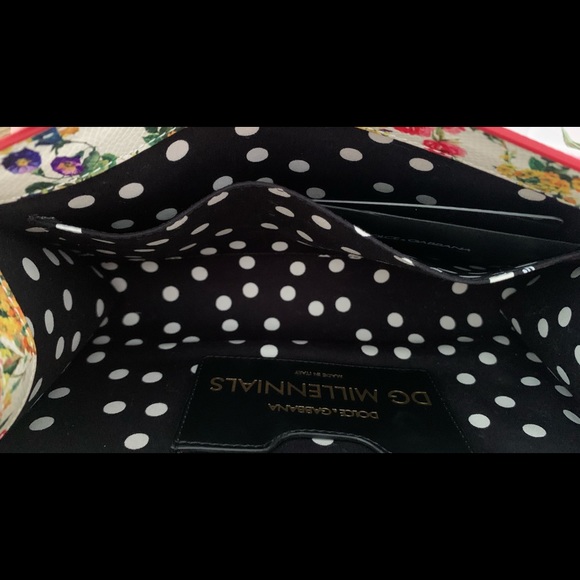 DOLCE & GABANNA Shoulder Leather Bag with Strap - Picture 2 of 12